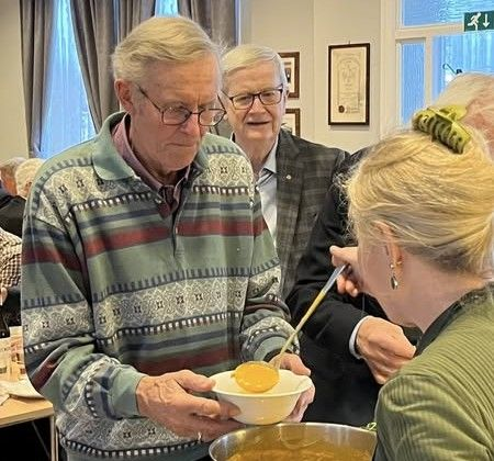 God suppe i nye lokaler!
