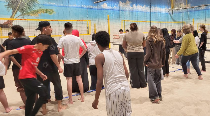 Sandvolleyball med Rotaxion!